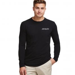 Corporate T-shirt Long Sleeves - Black - AISIN