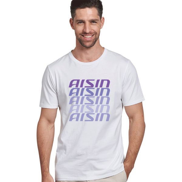 T-shirt Black - Purple Gradient - AISIN